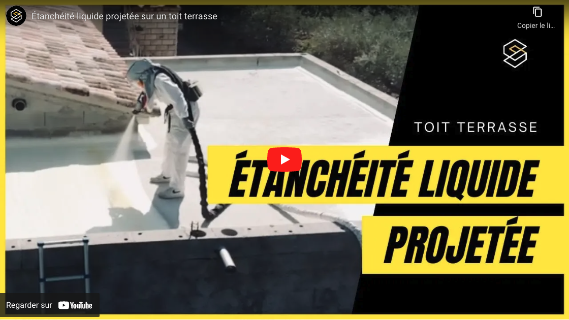 Vidéo Spray System - Étanchéité liquide projetée - Toit terrasse - Polyurée - Résine
